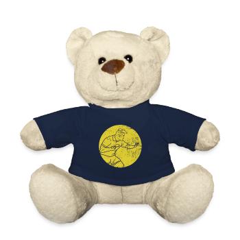 Table tennis serve gift - Teddy Bear - french navy - Front