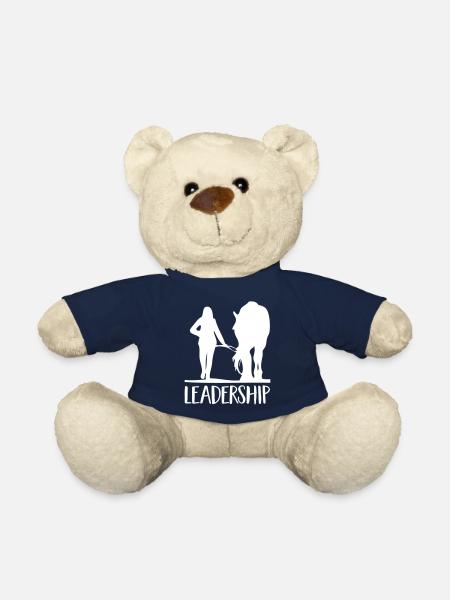 Cheval - Nounours - bleu marine