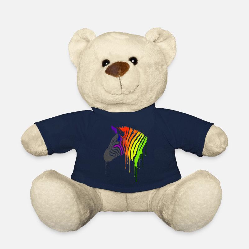 Regebnbogen Zebra - Teddy - French Navy