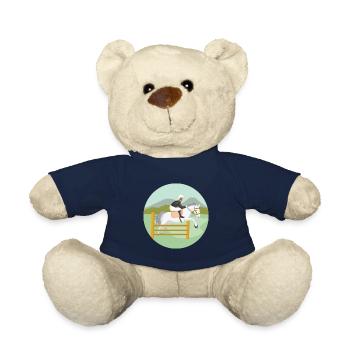 Show jumping horse - Teddy Bear - french navy - Front