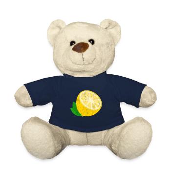 Lemon gift juice lemonade sour - Teddy Bear - french navy - Front