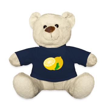 Aigre Citron Jaune Citron Vert - Nounours - bleu marine - Devant