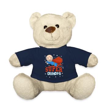 Super grand-père super-héros grand-père opi cadeau héros - Nounours - bleu marine - Devant