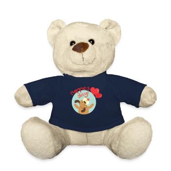 Puppy Love National Puppies Day - Teddy Bear - french navy - Front