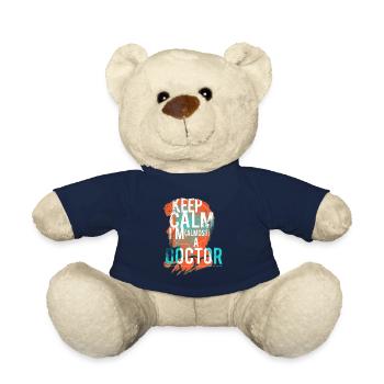 Lustiges Keep Calm Ich Bin Arzt Student Geschenk - Teddy - French Navy - Vorne
