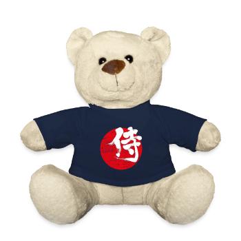 Samurai Symbol Japanisch - Teddy - French Navy - Vorne