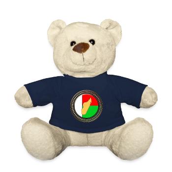 Madagaskar Flagge Landkarte - Teddy - French Navy - Vorne