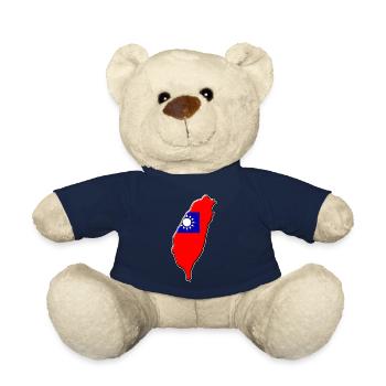 Taiwan Flagge Landkarte - Teddy - French Navy - Vorne