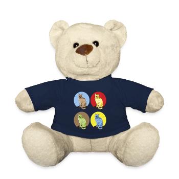 CATS LOVERS - Teddy Bear - french navy - Front