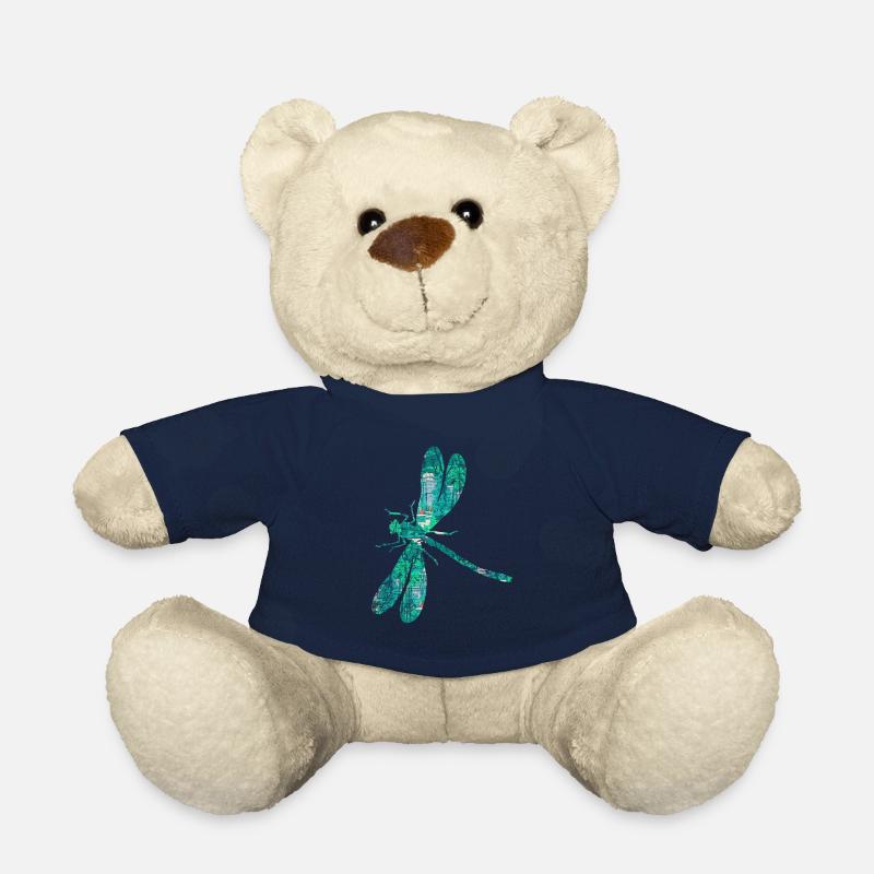 Aile de jardin libellule - Nounours - bleu marine