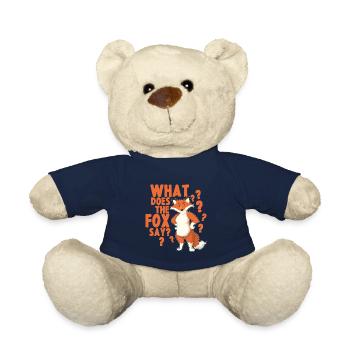 Que dit le renard? - Nounours - bleu marine - Devant