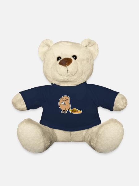 Kacken Kartoffel Pommes Fritten Lustig Geschenk - Teddy - French Navy