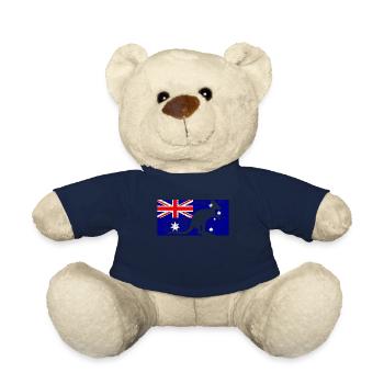 KANGAROO Australie T-shirt - Nounours - bleu marine - Devant
