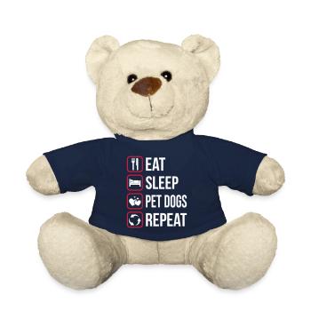 Eat Slepp Pet dogs Repeat - Teddy - French Navy - Vorne