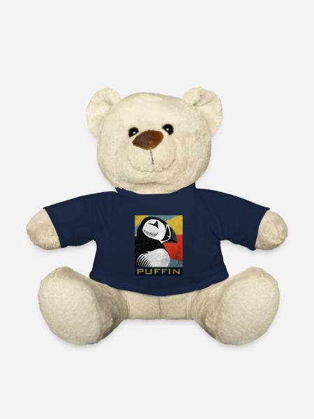 Puffin Island Papagei Taucher Vogel Nord Geschenk - Teddy - French Navy