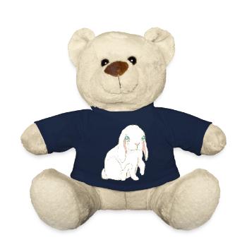 Rabbit - Teddy Bear - french navy - Front