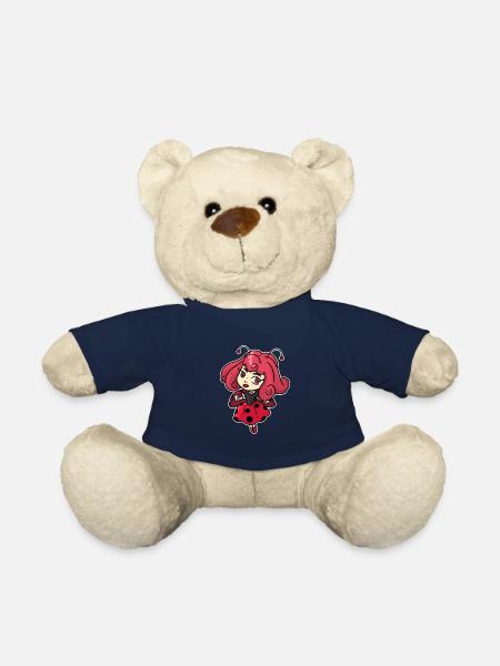Princesse coccinelle - Nounours - bleu marine