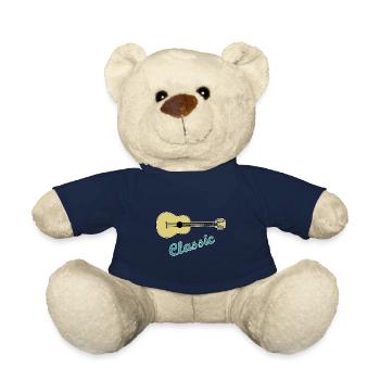 Guitar Classic - Guitar Guitarist Guitar Electric Guitar - Teddy Bear - french navy - Front