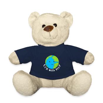 Earth Day - Teddy Bear - french navy - Front