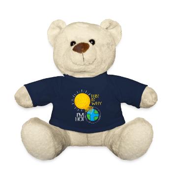 Earth Day - Teddy Bear - french navy - Front