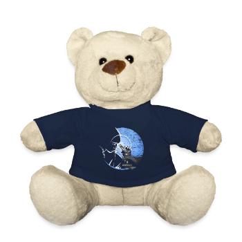 Virologist gift - Teddy Bear - french navy - Front