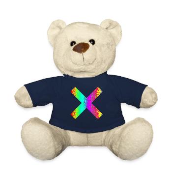 Cross - Teddy Bear - french navy - Front