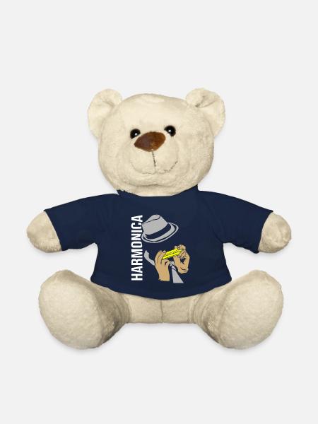 harmonica - Nounours - bleu marine
