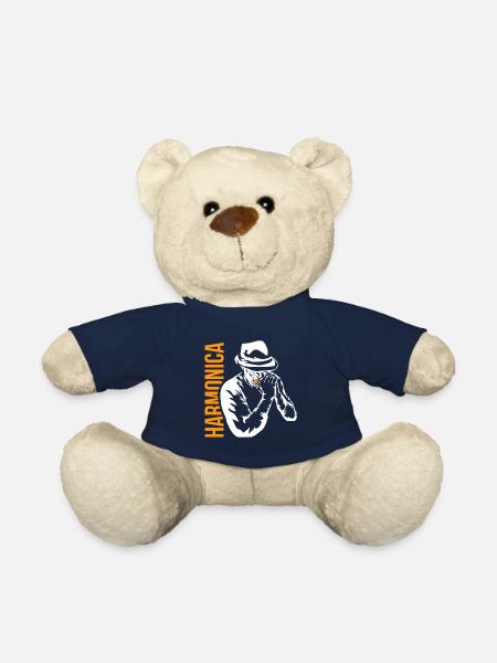 harmonica - Nounours - bleu marine