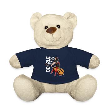 Double bass girl - Teddy Bear - french navy - Front