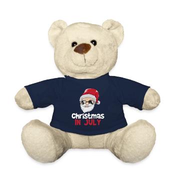 Noël en juillet Santa - Nounours - bleu marine - Devant