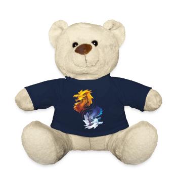 Drache Drachen Fantasy Geschenk Monster Kreatur - Teddy - French Navy - Vorne