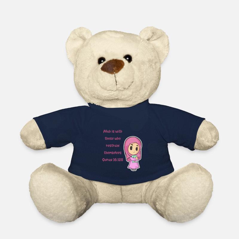 Koran Sure Vers Allah Gott Islam Moslem Geschenk - Teddy - French Navy