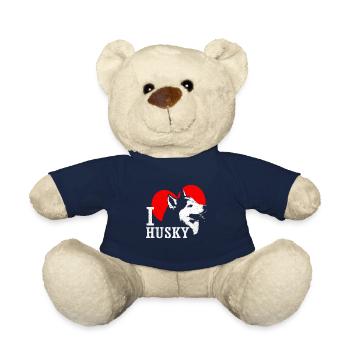 Husky - Teddy Bear - french navy - Front