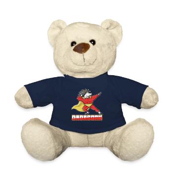Father's Day Dad Daddy Super Unicorn Gift - Teddy Bear - french navy - Front