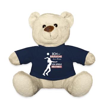 Maillot de volley-ball · Club de volley-ball · Cadeau Volley - Nounours - bleu marine - Devant