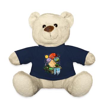 Une ancienne conspiration des extraterrestres des pyramides égyptiennes - Nounours - bleu marine - Devant