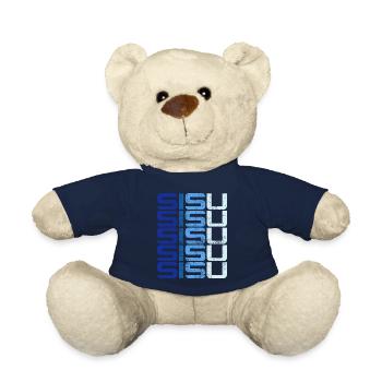 Sisu Finlande Finnois Suomi - Nounours - bleu marine - Devant