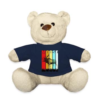 Elche Elche Hirsch Geweih Rentier Reh Geschenk - Teddy - French Navy - Vorne