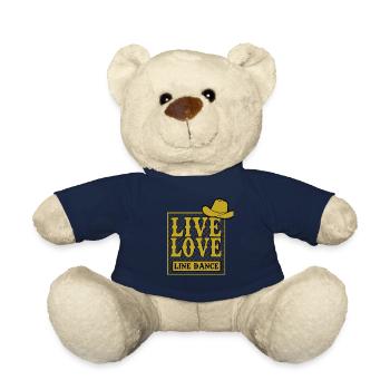 Line Dance Dancing Country Music - Teddy Bear - french navy - Front