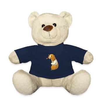Meerschweinchen Süß Haustier Liebhaber Meerschwein - Teddy - French Navy - Vorne