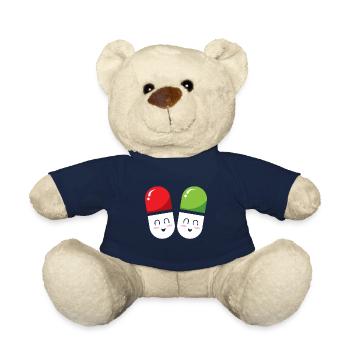 Apotheker Tabletten Apotheke Medizin Mediziner - Teddy - French Navy - Vorne