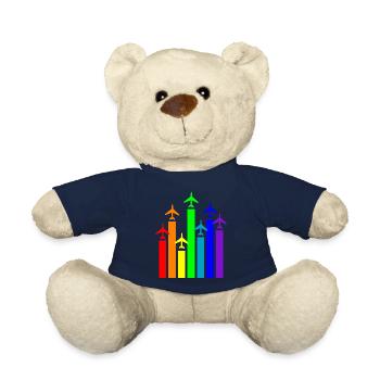 Aircraft Pilot Aviation - Teddy Bear - french navy - Front