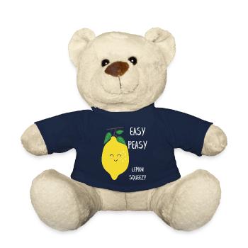 Süßes Easy Peasy Lemon Squeezy Design - Teddy - French Navy - Vorne