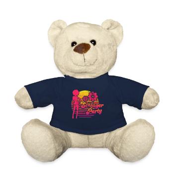 Schlager Party Geschenk - Teddy - French Navy - Vorne