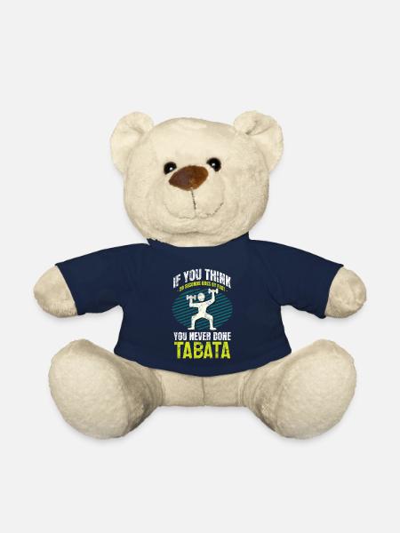 Tabata interval training hiit cardio - Teddy Bear - french navy