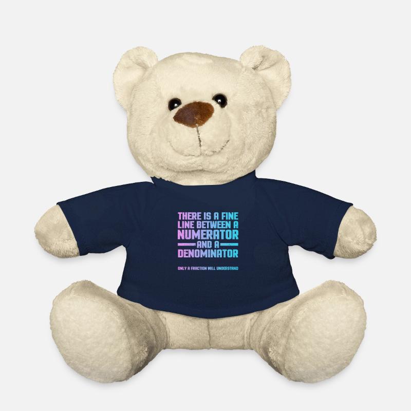 math - Nounours - bleu marine