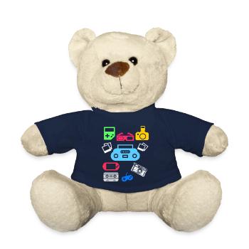 90s 90s party 90s fashion 90s outfit - Teddy Bear - french navy - Front