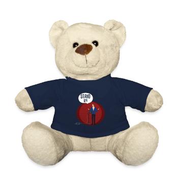 Cool Comedy or Comedians gift - Teddy Bear - french navy - Front