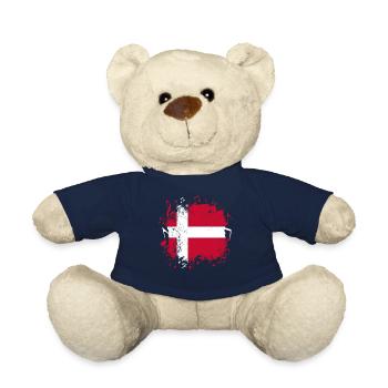 Denmark Flag Music - Teddy Bear - french navy - Front