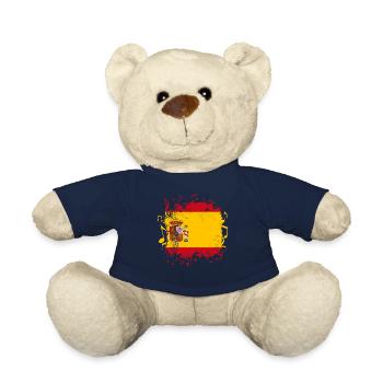 Spanien Flagge Musik - Teddy - French Navy - Vorne